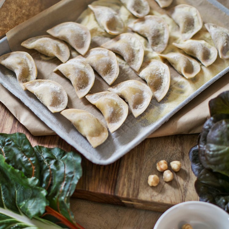 Picture of Heart-Shaped Stuffed Pasta 